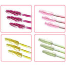 50Pcs Handle Disposable Mascara Wands Eyebrow Applicator Lash Makeup Brushe