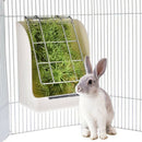 2X(Rabbit Grass Frame Hay Feeder Manger Rack For Rabbit Guinea Pig Chinchil