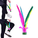 Colorful China Jianzi Footbal Foot Kick Chicken Feather Shuttlecock For Fitnes@