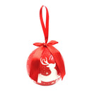 Christmas Tree Pendant Cute Ball Ornaments Home Decor for Xmas (A-9.7cm) A