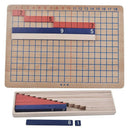 Wood Montessori Mathematics Teaching Material Addition Subtraction Board Mi