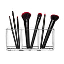 3 Slot Makeup Brush Holder OrganizerClear Acrylic Cosmetic Case Brushes B0O1