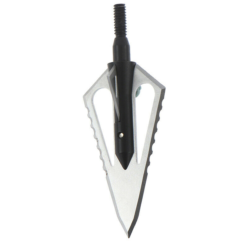 100 Grain Arrowhead Tip Point Telflon Surface Treatment Broadhead Arrow B JR