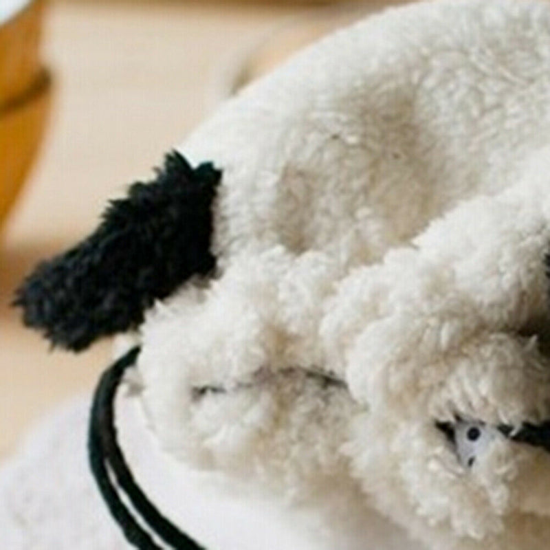 Cartoon Panda Soft Plush Women Makeup Cosmetics Storage Pouch Crossbody Bag Gift