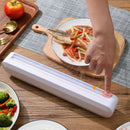 Reusable Food Wrap Cutter Kitchen Cling Film Plastic Wrap Dispenser BPA Free