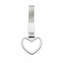 Tsurikawa JDM Ring Heart Train Bus Auto Car Strap Charm White Hand D W2H9
