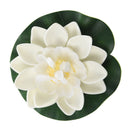 Aquarium Tank Foam Lotus Floating Decor Ornament W4L4