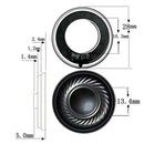Magnetic Inside Tweeter 28mm 2W 8Ohm Waterproof Speaker Parts