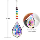 Sun Catcher Feng Shui Crystals Window Large Ab Drop Prism Home Decoration Q7L9