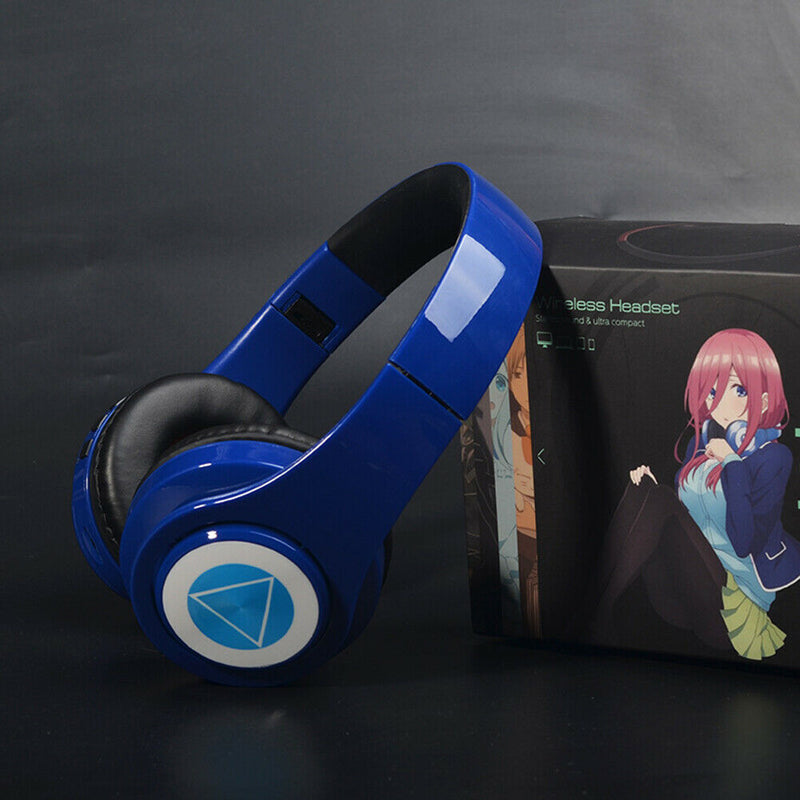 Wireless Bluetooth Headset Earphone Rechargeable Folding Music Headphone w/ MIC