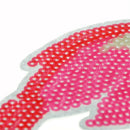 rose red flamingo bird sequin embroidered patches sew on clothes applique  JR