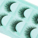 5Pairs Natural Eye Lashes Handmade Messy Cross False Eyelashes Makeup Long F8W0