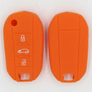 Silicone Keyless Entry Car Remote Fob Key Fob Bag Holder Case Folding Flip