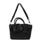 Women's Shoulder Bag in imitation leather Satchel Cross Body Tote Bag (Blac D2S3