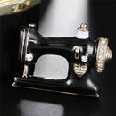 Sewing Machine Brooch Pin Black Enamel Brooch Collar Scarf Decoration Jewelry SE