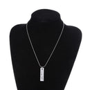 2pcs/Set Dad Child Love Alloy Pendant Necklace Keychain Jewelry Decor Gifts
