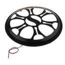 10" Car Speaker Horn Grill Decorative Cover Waterproof Black with Light