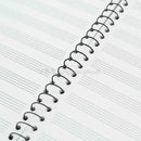 Blank Sheet Music Composition Manuscript Paper / Staff Paper Black A4 40 Pages