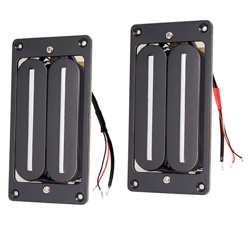 2 Pieces Electric Guitar Dual Twin Rails  Pickups N & B Luthier Supply