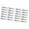24 Pack Women Hairdressing Salon Sectioning Clamp Hair Clips Hairpins Grip Black
