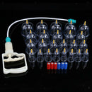 24 x Transparent Magnet Insert Back Leg Arm Body Anti Cellulite Suction Cup