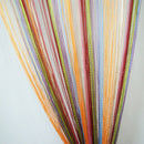 Colorful String Curtain Shiny Glitter Line Curtain Window for Living Room