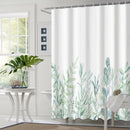 Bathroom Shower Curtain with Hooks Polyester Fabric Waterproof 180x180cm Safety