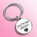 You Are My Person Keychain Letter Puzzle Key Rings Creative Key Fob Popul ALY