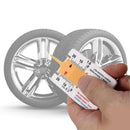 4mm Tyre Tread Depth Gauge Caliper Car Motorcycle Caravan Measure Wheel Tra R5S9