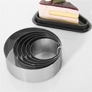 6X Pro Round Pastry Cutters Doughnut Fondant Muffins Mould Ring Baking Tools