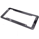 One Pair Car License Plate Frame cover Black Carbon Fiber Printed 31*16cm RTC
