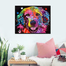 5D DIY Full Drill Diamond Painting Gorgeous Dog Cross Stitch Embroidery Kit