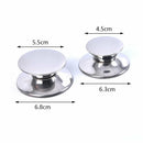 2Pcs/Set Replacement Pot Lid Knobs Stainless Steel Pan Cover Handle Wok Lid  Ew
