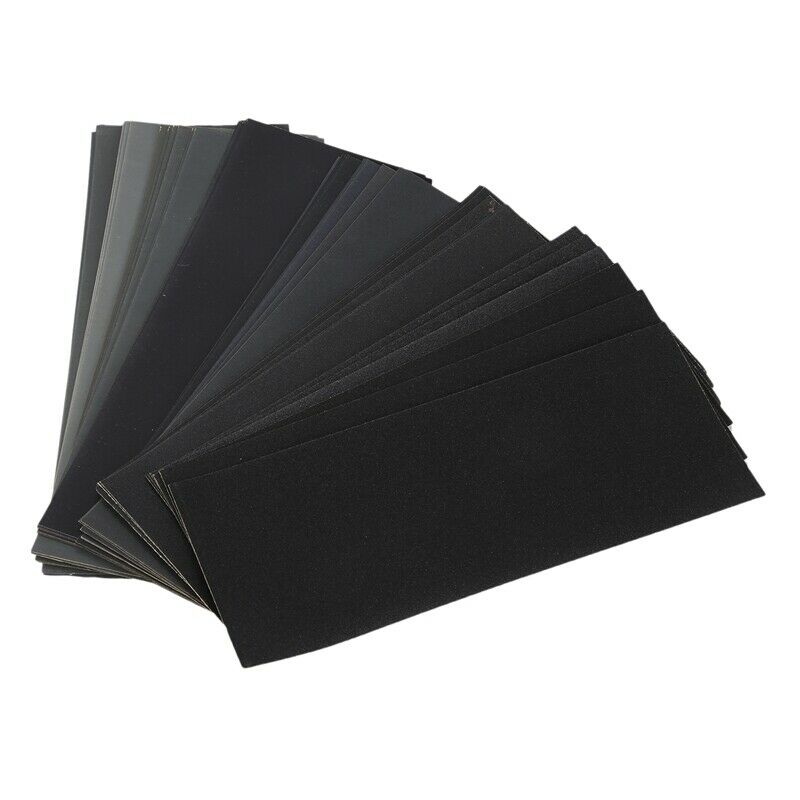 42 Pcs Dry and Wet Sandpaper Sponge Handle Sanding Sheets Sandpaper Block K B1C8