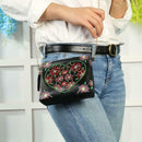 DIY Heart Flower Special Shaped Diamond Painting Leather Chain Shoulder Bag