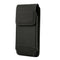 For 5.5 Inch Phone Belt Bag Black Flip Holder Pouch Universal w/ Carabiner Hook
