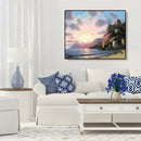Painting By Numbers Kit DIY Lighthouse Boat Canvas Oil Art Picture Craft