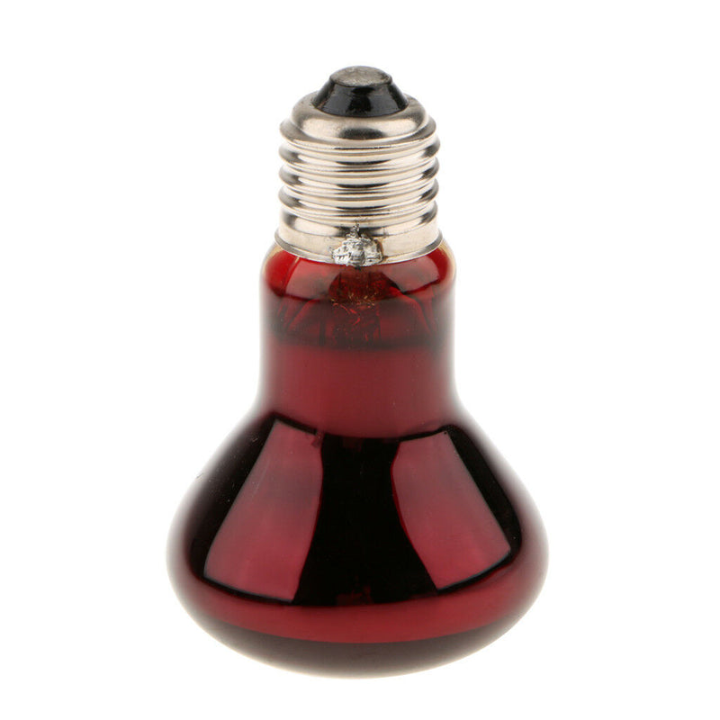 3 Pcs E27 Base Reptile Terrarium UVA Infrared Heat Light Bulb Nightlight 75W