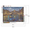 Landscape 5D DIY Full Round Drill Diamond Painting Rhinestone Art (River)