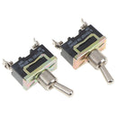 New 5x 15A 250V SPST 2Pin Heavy Duty Car Boat ON/OFF Rocker Toggle Switch FT