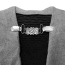4 PCS Shirt Collar Clip Cardigan Holder Sweater Shawl Clip Duckbill Clothin R2R4