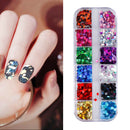 1 Box Mixed Color Nail Glitter Sequins Manicure Nail Art Decor (004339)