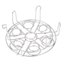 2pcs Kitchen Stainless Steel Tripod Egg Steamer Rack Egg Steaming Rack