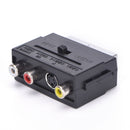 21 Pins SCART Male Plug To 3 RCA Female AV TV Audio Video Adaptor Converter %o