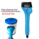 Handheld Swimming Pool Spa Tools Spare Parts Hot Tub PVC Filter Cleaner Brush