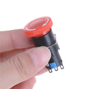 Red Mushroom DC 30V 5A AC 250V 3A Emergency Stop Push Button SwitchD6