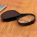 65mm 6X Mini Pocket Folding Magnifying Glass Handheld Magnifier Jewelry Loupe