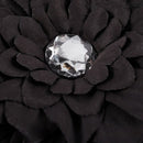 Barrette Hair Clip with Peony Flower and Strass for Baby Girls Women -