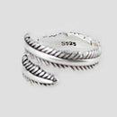 Elegant Feather Open Rings Wedding Jewelry For Women-It Can Be adjustable R2C2