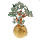 Green Feng Shui Crytal Gem Money Lucky Tree Pot for wealth